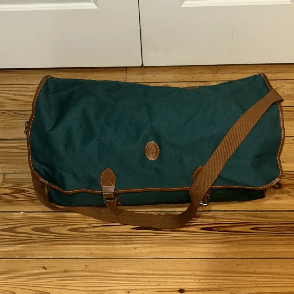 Vintage Polo Duffel Messenger Set